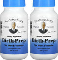 Dr. Christopher's Original Formulas, Birth-Prep Six Week Formula, 420 mg, 100 Cápsulas Veganas (Pack de 2)