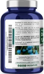 NusaPure Dihydromyricetin (DHM) 1,000mg 60 Comprimidos Veganos (No OGM y 100% Vegetariano)