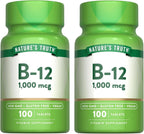 Nature's Truth B12 1000 mcg - 150 Cápsulas Blandas (Pack de 2)