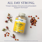 SOLARAY Vitamina C con Rosa Mosqueta y Acerola | 1000 mg | Liberación Gradual en Dos Fases | 250 Comprimidos