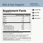 BIG BOLD HEALTH Skin & Eye Support - Complejo Omega-3 con Aceite de Salmón de Alaska, DHA, Astaxantina y Luteína - 60 Cápsulas Blandas