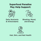 nbpure Earthy Andy Superfood Paradise, Mango Pineapple, 30 Servicios