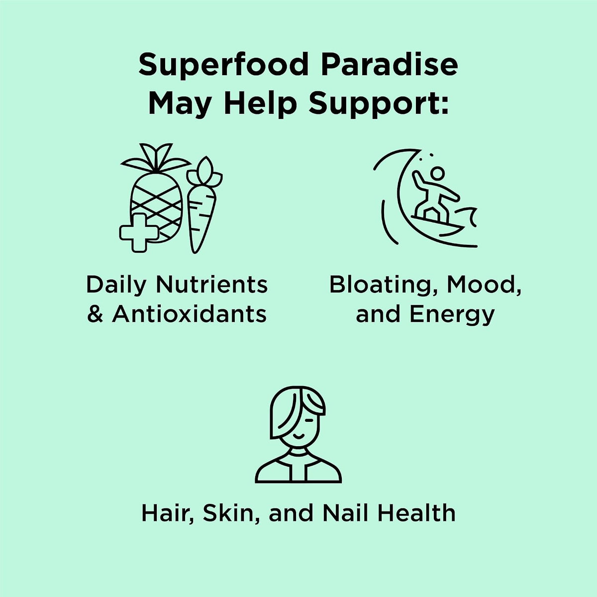 nbpure Earthy Andy Superfood Paradise, Mango – Apoyo nutricional: Puede ayudar a cubrir las necesidades diarias de – Image 2