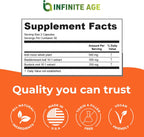 INFINITE AGE 3 Pack de 1250mg Sea Moss Advanced Superfood Cápsulas, 180 Unidades