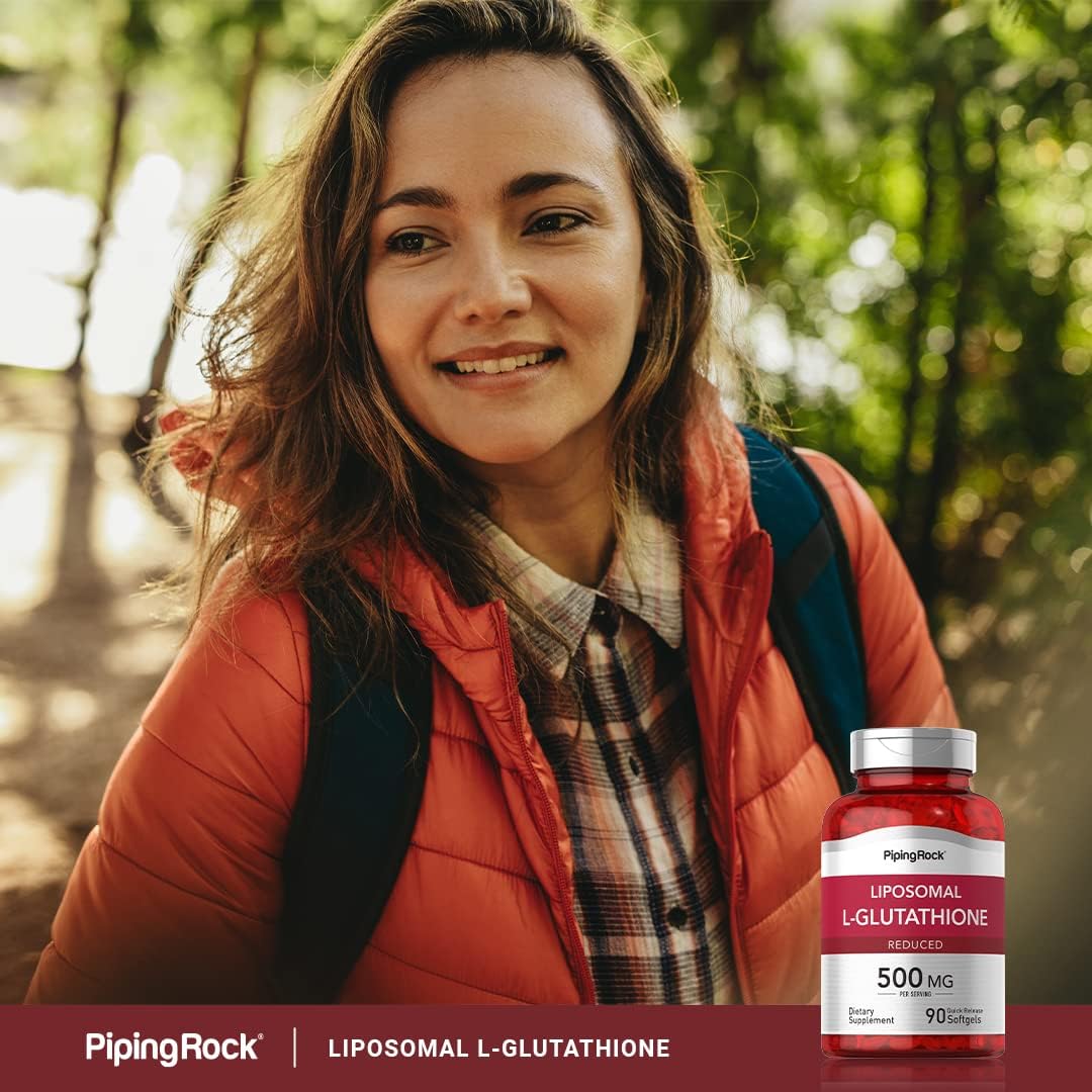 Piping Rock Glutatión Liposomal | 500mg | 90 Cápsulas Blandas