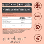 pureclinica Glutathione 1000 mg con ALA y Vitamina C - 60 Comprimidos