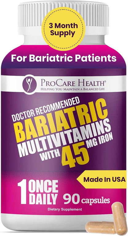 ProCare Health Multivitamínico Bariátrico – Una cápsula al día: Simplifica tu rutina. No más pastillas grandes ni – Image 1