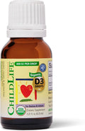 ChildLife Essentials Gotas Orgánicas de Vitamina D3 para Bebés y Niños, 400 IU, Sin Sabor