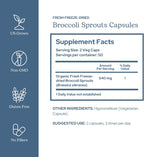 Cápsulas de Brotes de Brócoli Ecológicos - 270 mg (100 cápsulas)