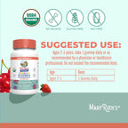 MARYRUTH'S Organics Multivitamínico Infantil + Postbióticos, 60 Gomitas