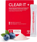 Clear It+ Suplemento para el Acné – Apoyo Hormonal y Quístico con 10 Mil Millones de UFC Probióticos, Zinc, Magnesio y Complejo Vitamínico B – Detox Cutáneo para una Piel Más Clara y Lisa (30 Sobres)