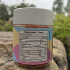 Vitamin D3 K2 Gummies, Vitamina D3 10000 UI con K2 200 mcg, Vitamina C, Calcio, Magnesio, Zinc, Apoyo para Huesos, Articulaciones, Músculos, Nervios y Sistema Inmunológico (60, Naranja, Sin Azúcar)