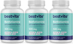 BESTVITE Benfotiamina 300 mg (240 Cápsulas Vegetales) - Sin Estearatos - Vegano - No GMO - Sin Gluten