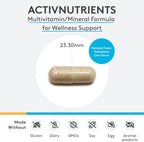 XYMOGEN ActivNutrients - Fórmula Multivitamínica y Multimineral - Apoyo para Bienestar, Inmunidad y Energía - Vitaminas B Activas y Minerales Quelados - Vegetariano, No OGM y Sin Gluten - 120 Comprimidos