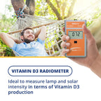 Solarmeter Model 6.4 Digital UVB Meter – Handheld Radiometer for Measuring UVB Radiation (280-320 nm)