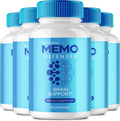 Memo Defender Brain and Memory Support Capsules, Memo Defender for Memory Supplement Pills, Advanced Formula Nootropic Pills for Brain Health Support, MemoDefender Health Blend Reviews (5 Pack)