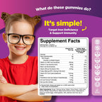 Gominolas de Hierro para Niños con Vitamina C - 60 unidades