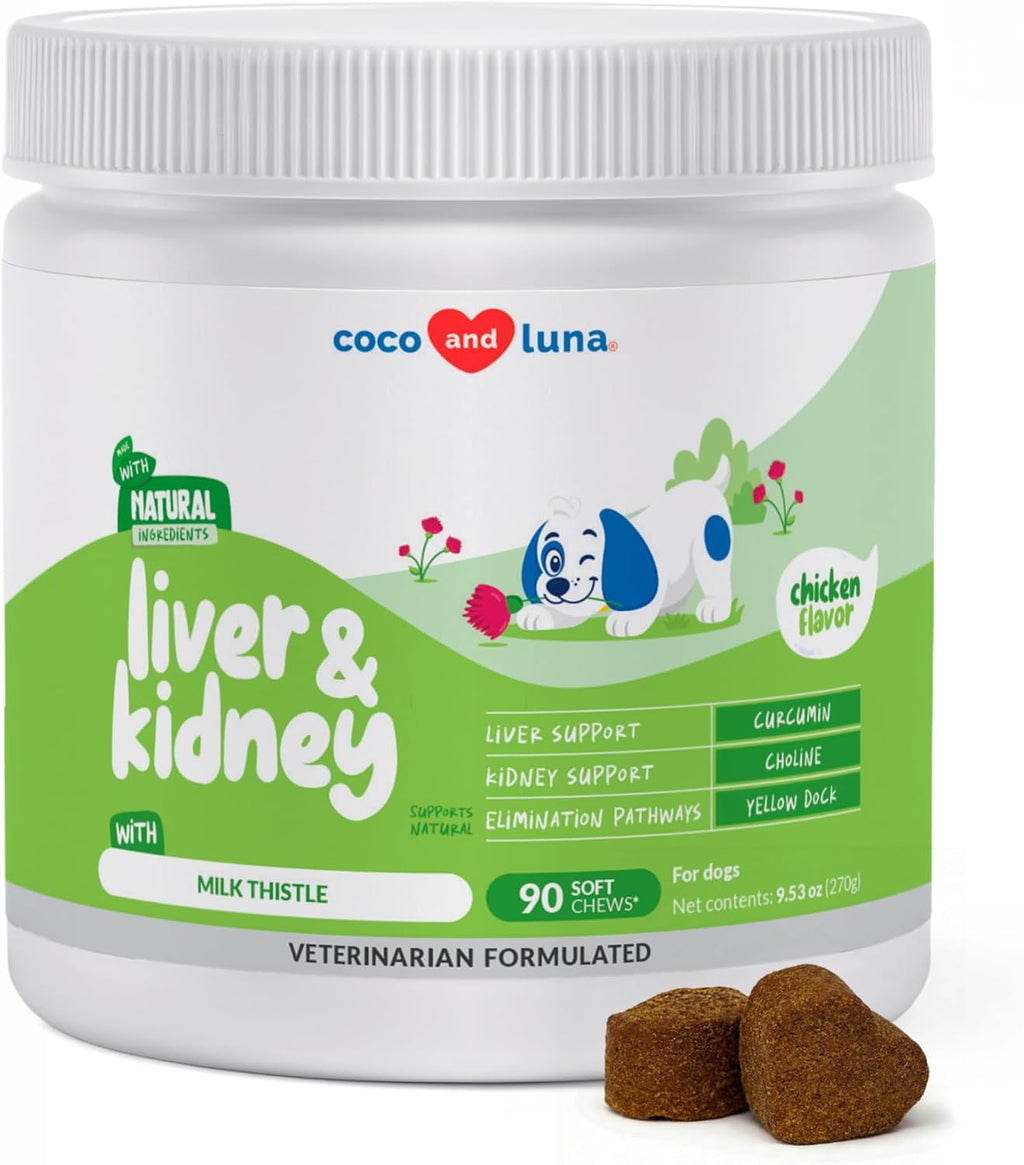 Milk Thistle Líquido para Perros - Apoyo para Hígado, Riñones y Desintoxicación