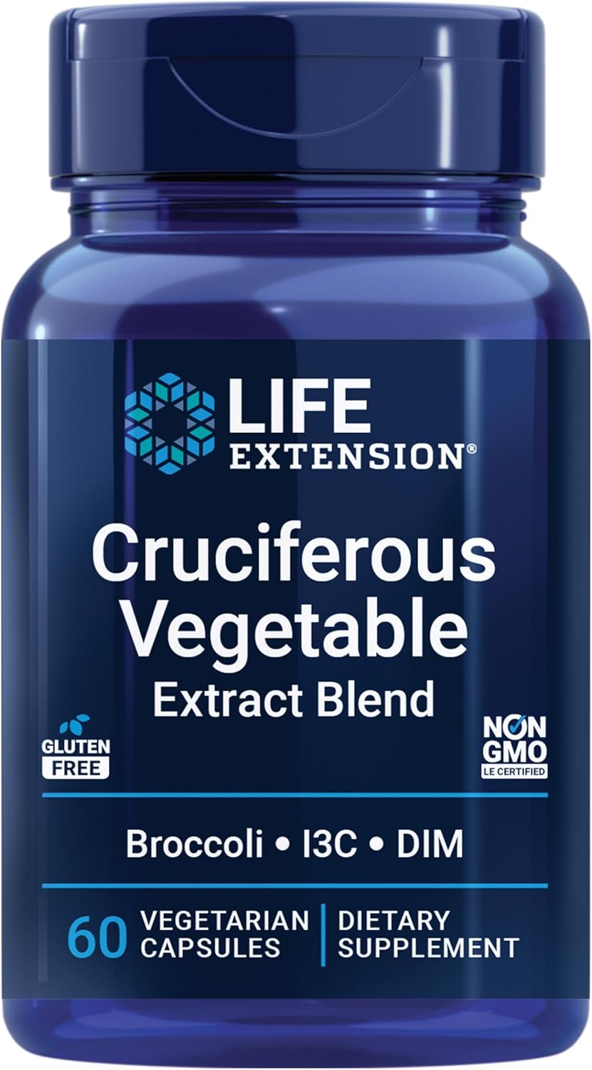 Life Extension Mezcla de Extracto de Verduras Crucíferas, 60 Cápsulas
