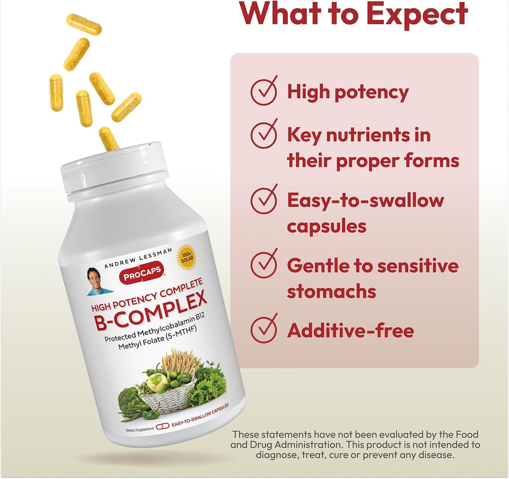 ANDREW LESSMAN High Potency B Complex 360 Capsules