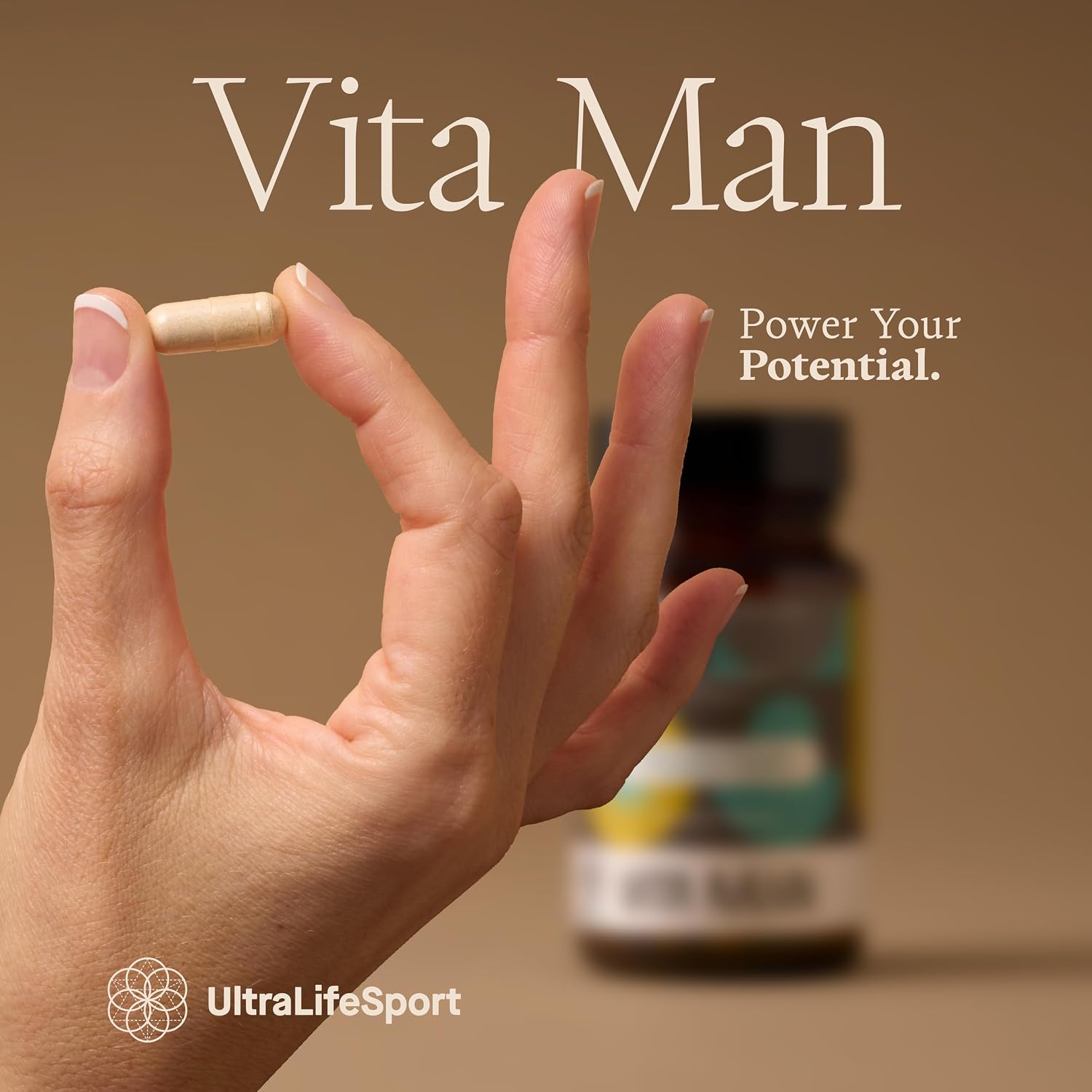 Ultra Life Sport VITA Man - Multivitamínico Premium para Hombres - 30 Cápsulas