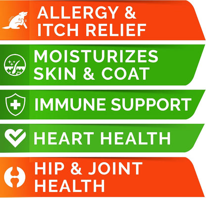 STRELLALAB Omega 3 para Perros - 360 Chews – Ingredientes adicionales: El producto no contiene soja, maíz, lácteos – Image 5