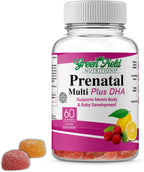 Greenfield Nutritions Gominolas Prenatales Halal con DHA y Ácido Fólico - 60 gominolas