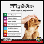 PETBEING Stick a Day para Perros - Snacks Diarios con Sabor a Pollo Real y Apoyo 7 en 1 - 28 unidades