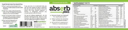 Absorb Plus Isolate Protein – Suplemento Dietético para Salud Intestinal y Soporte Nutricional (100 g, Vainilla sin Endulzar) – Image 4
