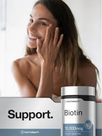Horbäach Biotina 10000mcg - 180 Comprimidos de Disolución Rápida
