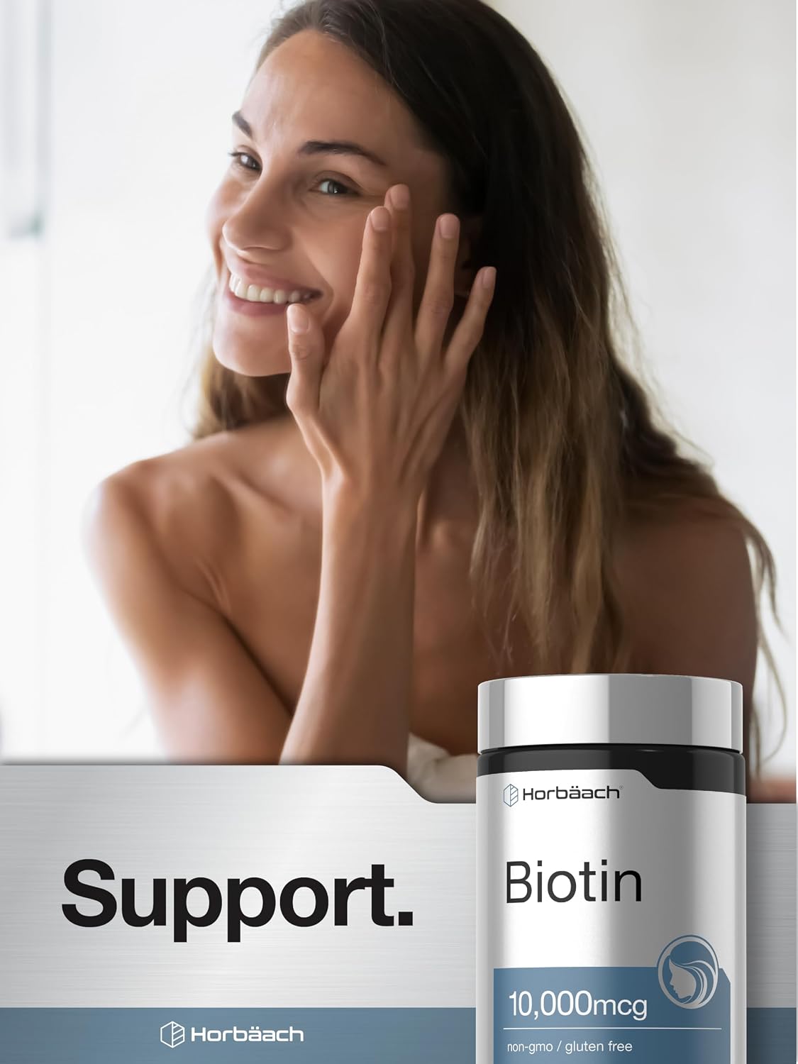 Horbäach Biotina 10000mcg - 180 Comprimidos de Disolución Rápida