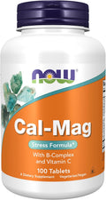 Cal-Mag Stress Formula con Complejo B y Vitamina C, 100 Comprimidos