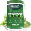Greens+ Polvo de superalimento orgánico RAW - Superalimento Orgánico en Polvo (240 g)