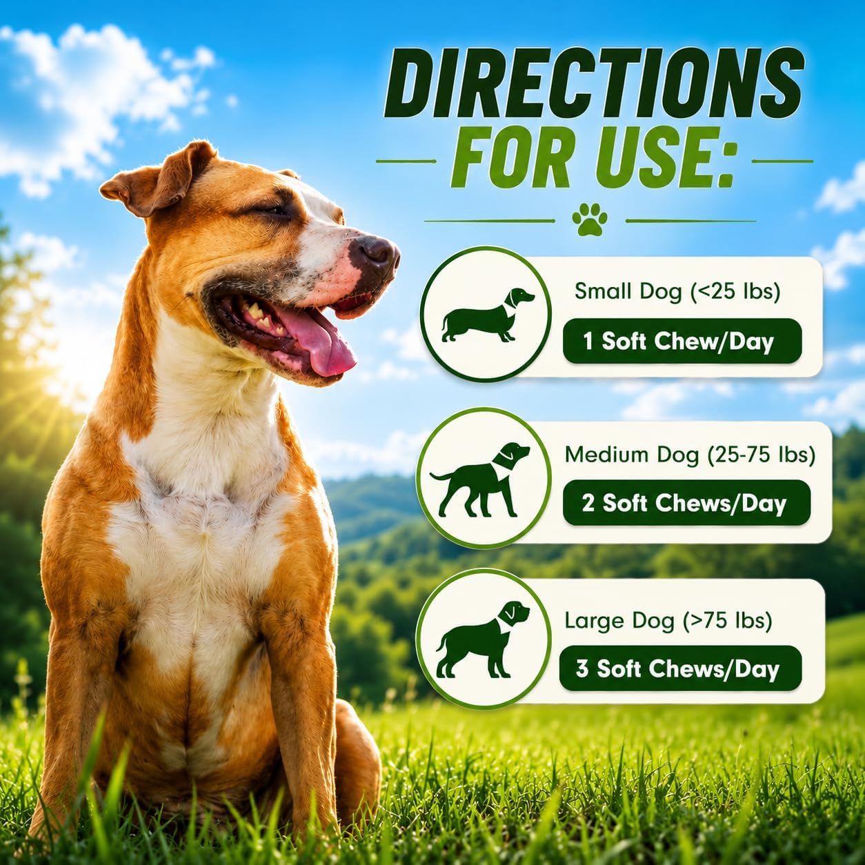 Turkey Tail Mushroom for Dogs - Suplemento de Hongos Orgánicos para Perros - 90 Chews Blandos