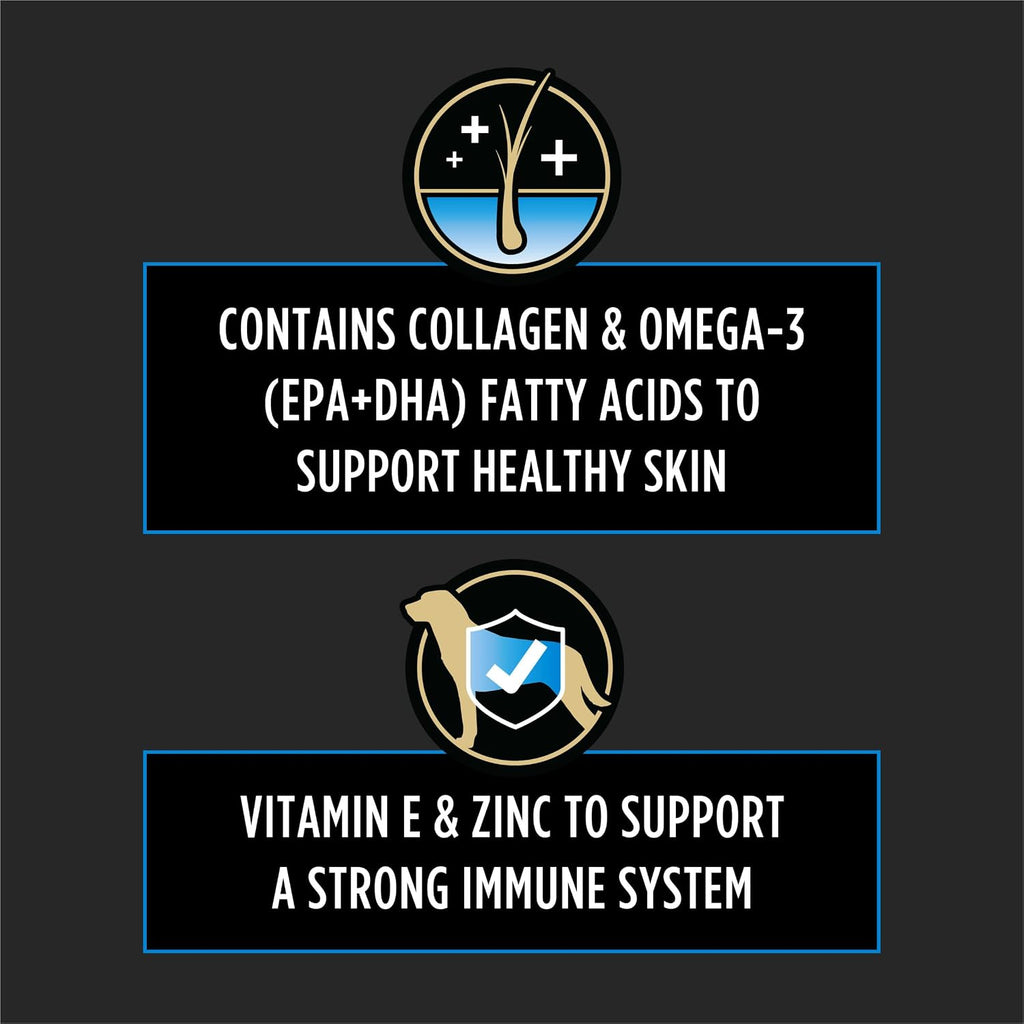 Purina Pro Plan Veterinary Supplements Skin Care Suplementos para la Piel de Perros con Omega-3, EPA y DHA