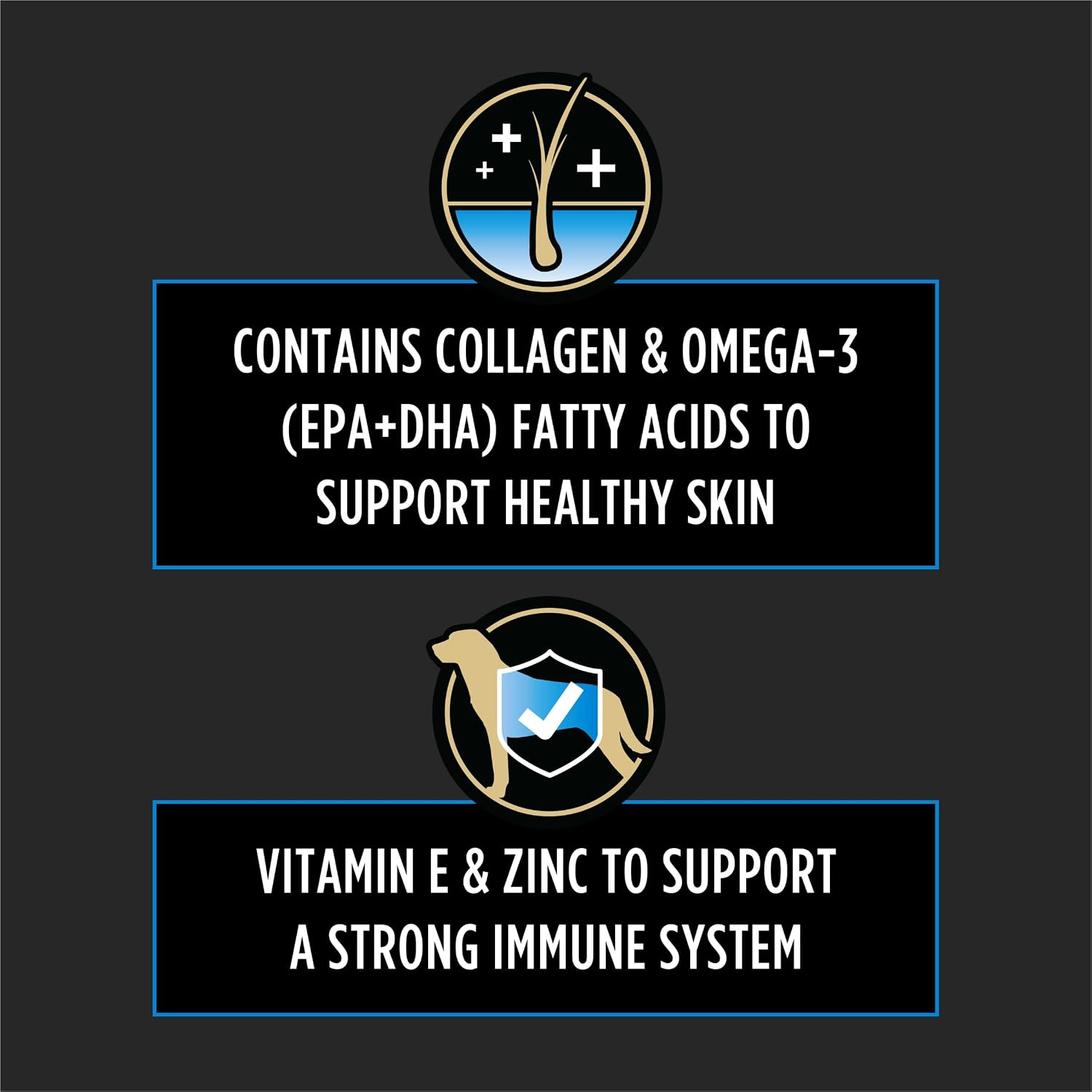 Purina Pro Plan Veterinary Supplements Skin Care Suplementos para la Piel de Perros con Omega-3, EPA y DHA