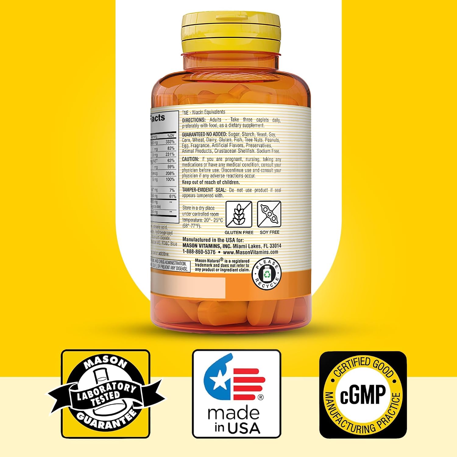 Mason Natural Suplemento Avanzado para la Salud Auditiva con Vitamina C