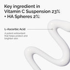 The Ordinary Vitamin C Suspension 23% + Hyaluronic Acid Spheres 2% - Sérum con Ácido L-Ascórbico Puro, 30 ml