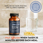 Mt. Angel Vitamins Blood Sugar Support - Suplemento con Berberina, Canela y Vinagre de Manzana - 60 Cápsulas