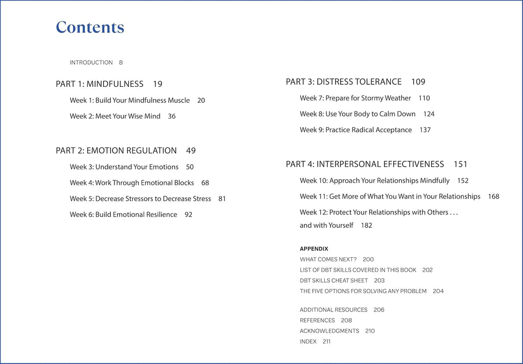 Self-Directed DBT Skills: A 3-Month DBT Workbook to Regulate Intense Emotions & Create Lasting Change with Dialectical Behavior Therapy