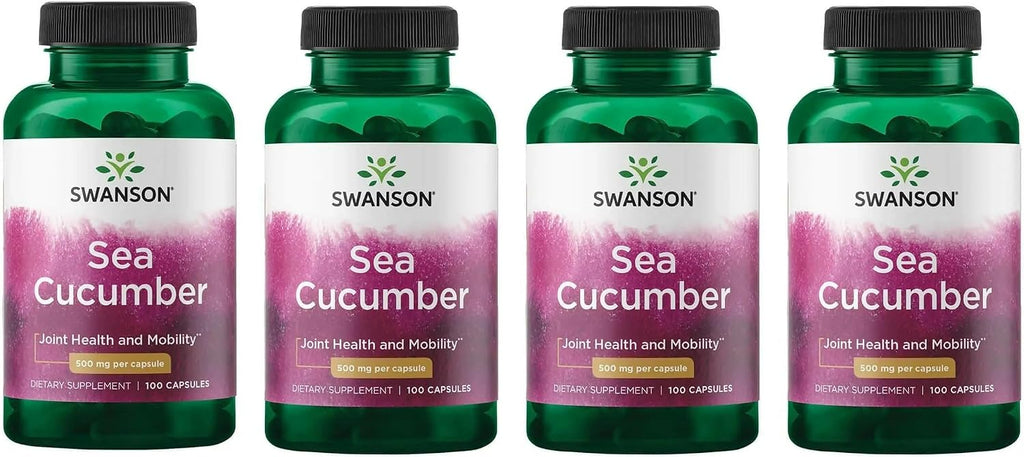 Swanson Pepino de Mar - Complemento Natural para Articulaciones y Cartílago (400 Cápsulas, 500 mg cada una)