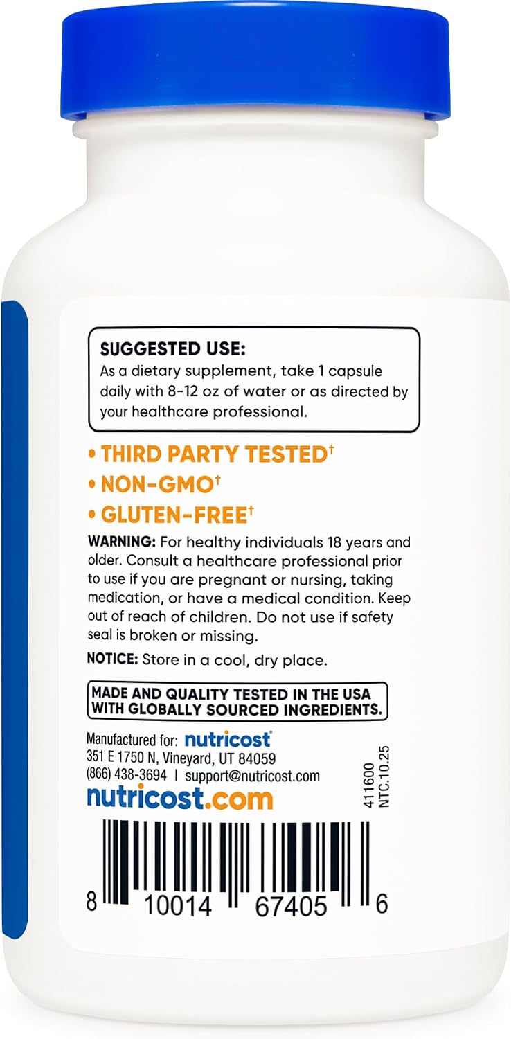 Nutricost Isoflavonas de Soja 150mg, 180 Cápsulas Veganas