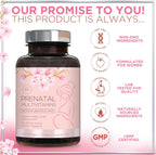 Hello Lovely! Vitaminas Prenatales con Ácido Fólico + Omega 3 DHA - 120 Cápsulas Blandas