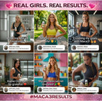 Maca 3 Cápsulas – Mezcla de Raíz de Maca Negra, Roja y Amarilla – Equilibrio Femenino y Apoyo Corporal Natural – Fórmula Herbal