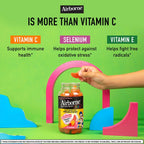 Airborne Gominolas de Vitamina C 500mg + Zinc para Niños, Sabor Fruta Variada, 21 Gominolas (Pack de 3)