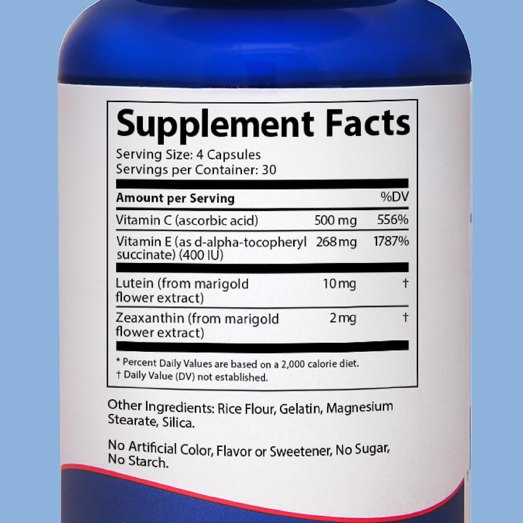 Doctor's Advantage Eye Shield Vitaminas Sin Zinc, 120 Cápsulas, 30 Días