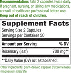 Nature's Way Romero Hoja 350 mg, 100 Cápsulas Veganas (Pack de 4)