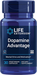 Life Extension Dopamine Advantage - Salud Cognitiva y Motivación - 30 Cápsulas