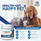 Total-Biotics Probióticos para Perros y Gatos - 365 Dosis, 8 oz