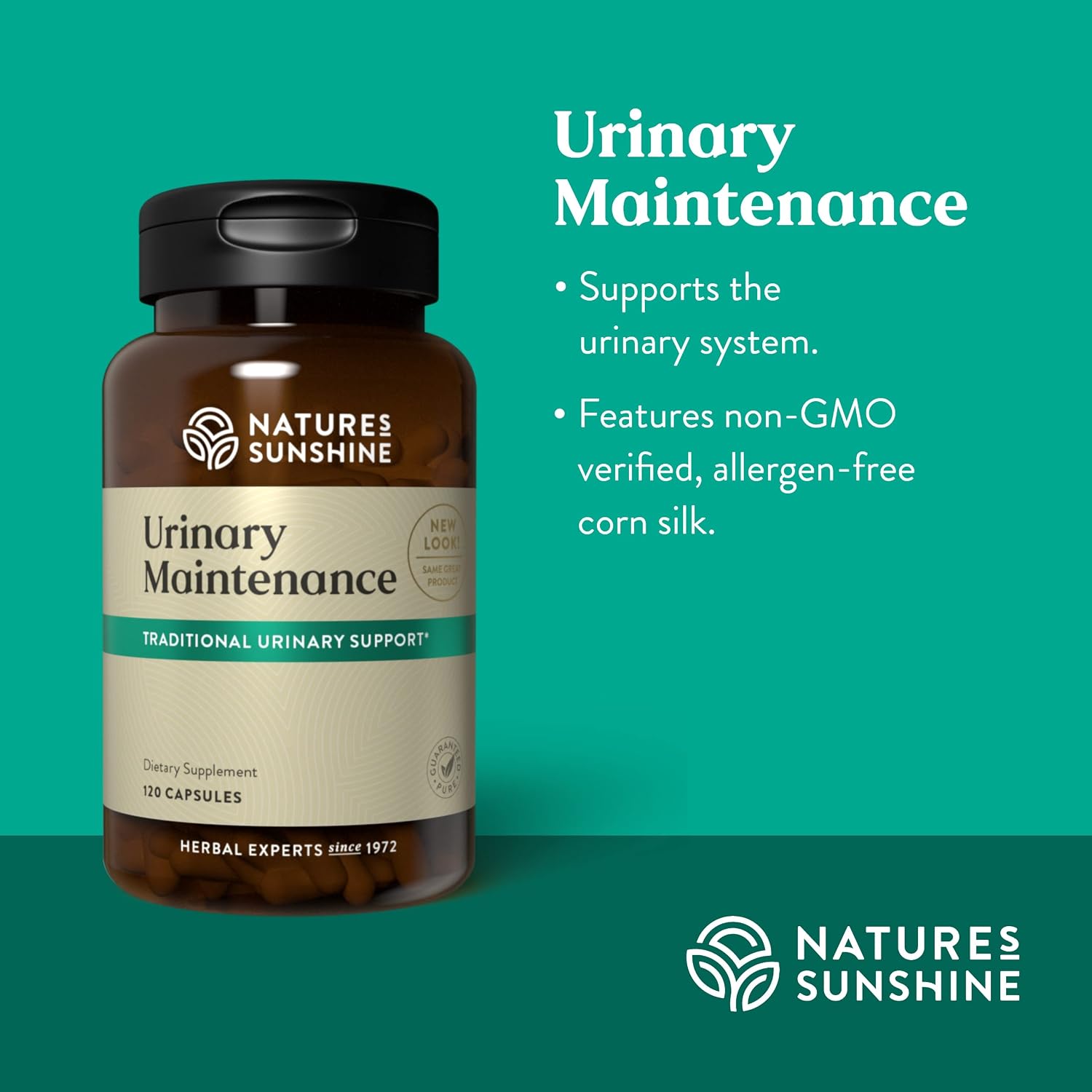Nature's Sunshine Urinary Maintenance, 120 Cápsulas